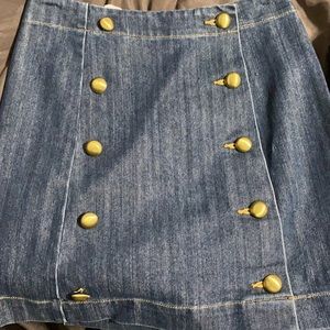 Michael kors denim skirt